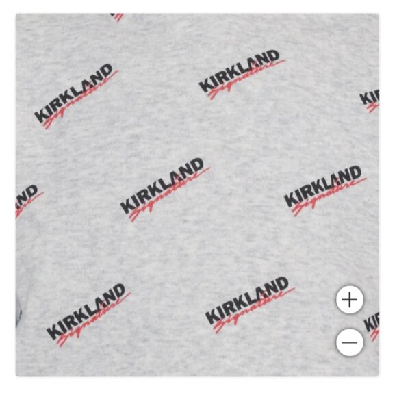 New! Kirkland Signature Youth kids girls boys men women Logo Hoodie Size Large!! - Picture 5 of 7